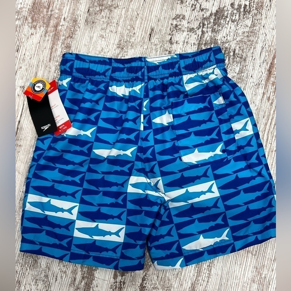 Speedo - Boys Swim Trunks - Shark Print - Picture 3 of 6